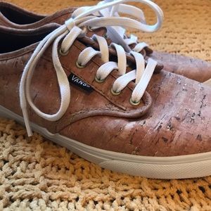 Super cute cork print vans